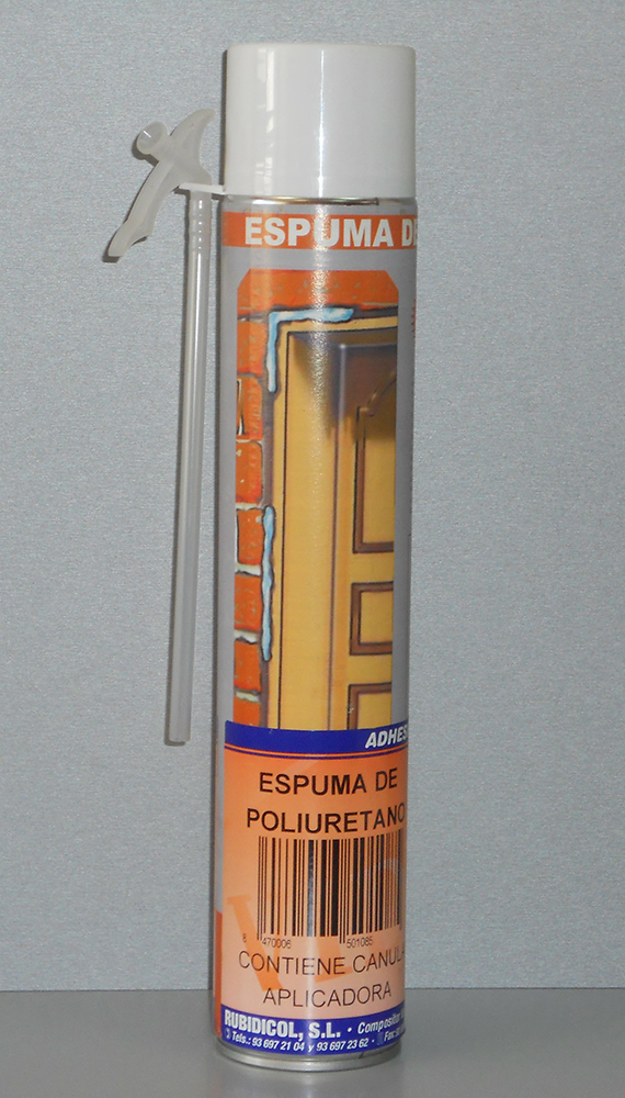 ESPUMA DE POLIURETANO DE 750 ML CON CANULA-r